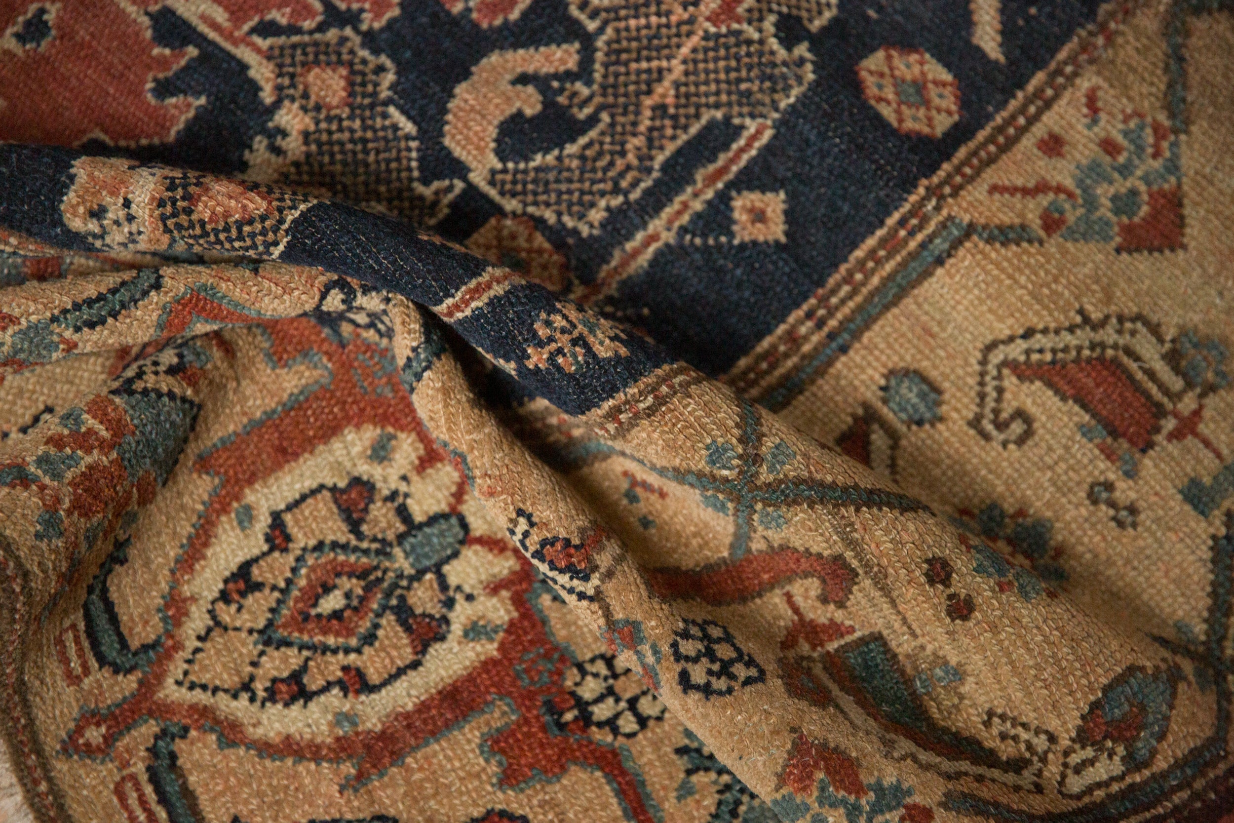 4x10 Antique Fine Malayer Rug Runner by Old New House® - product image 12 for Resin Society