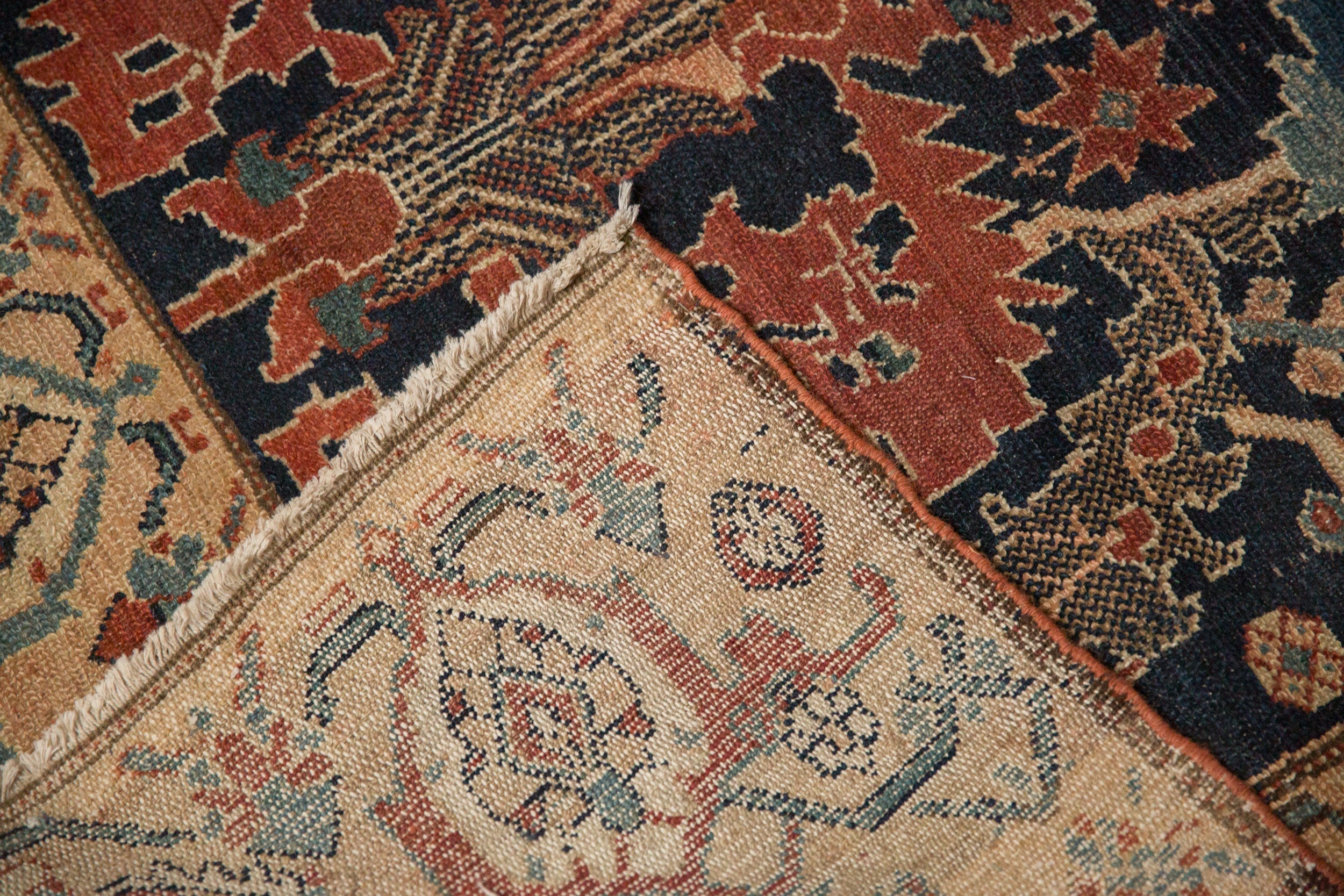 4x10 Antique Fine Malayer Rug Runner by Old New House® - product image 13 for Resin Society