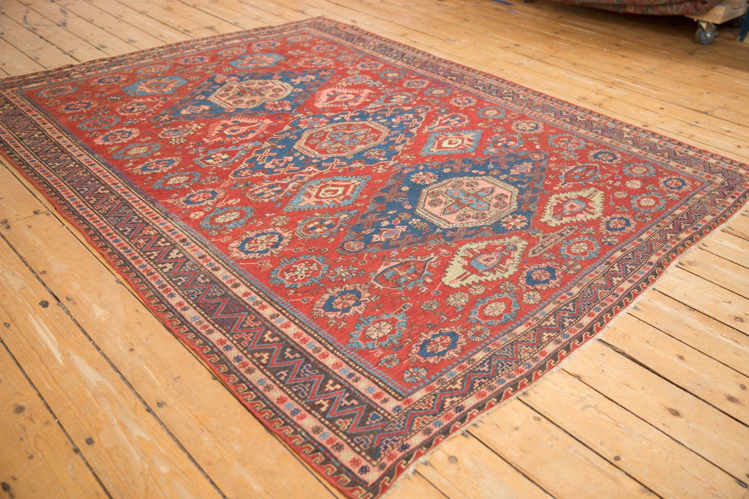 6x7.5 Antique Caucasian Soumac Carpet by Old New House® - product image 4 for Resin Society