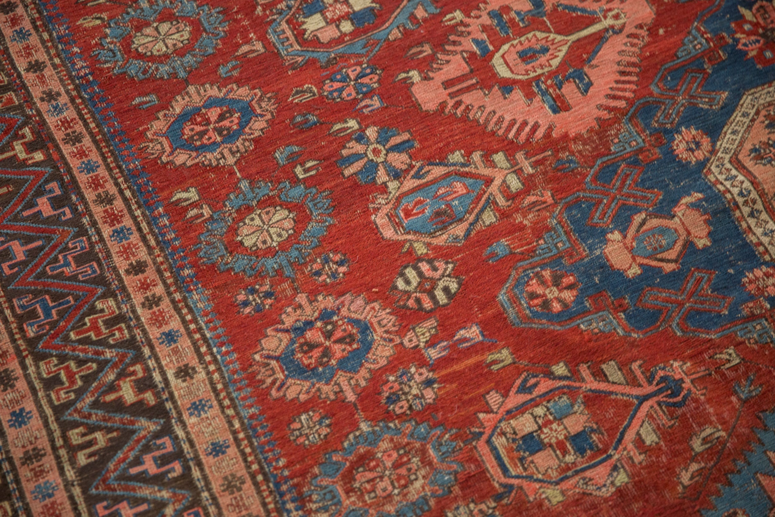 6x7.5 Antique Caucasian Soumac Carpet by Old New House® - product image 8 for Resin Society