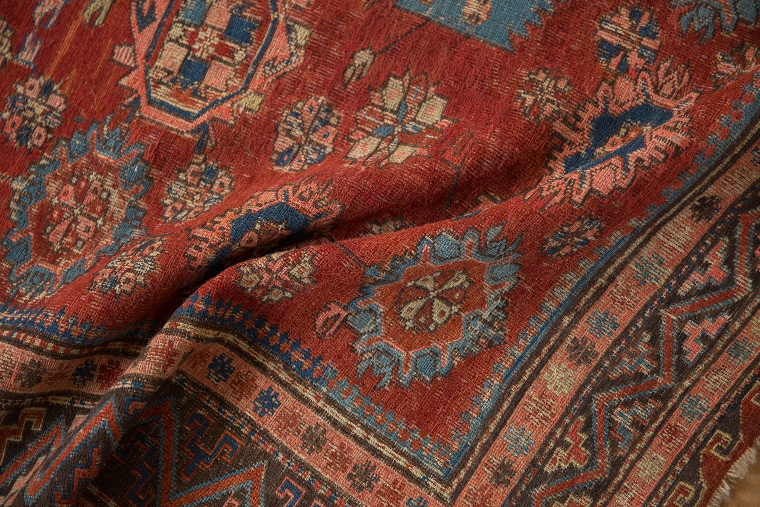 6x7.5 Antique Caucasian Soumac Carpet by Old New House® - product image 9 for Resin Society