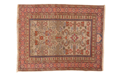 2x2.5 Vintage Shirvan Square Rug Mat