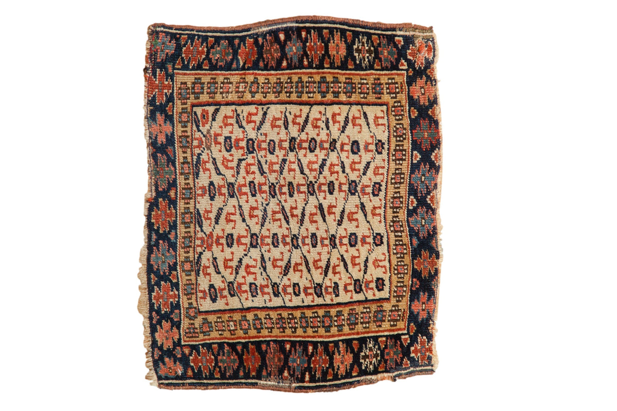 1.5x2 Antique Kurdish Square Rug Mat by Old New House® - main product image for Resin Society