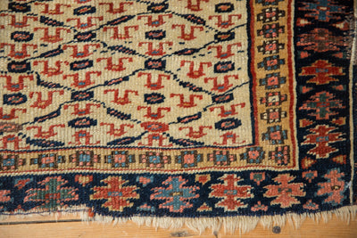 1.5x2 Antique Kurdish Square Rug Mat by Old New House® - product image 4 for Resin Society
