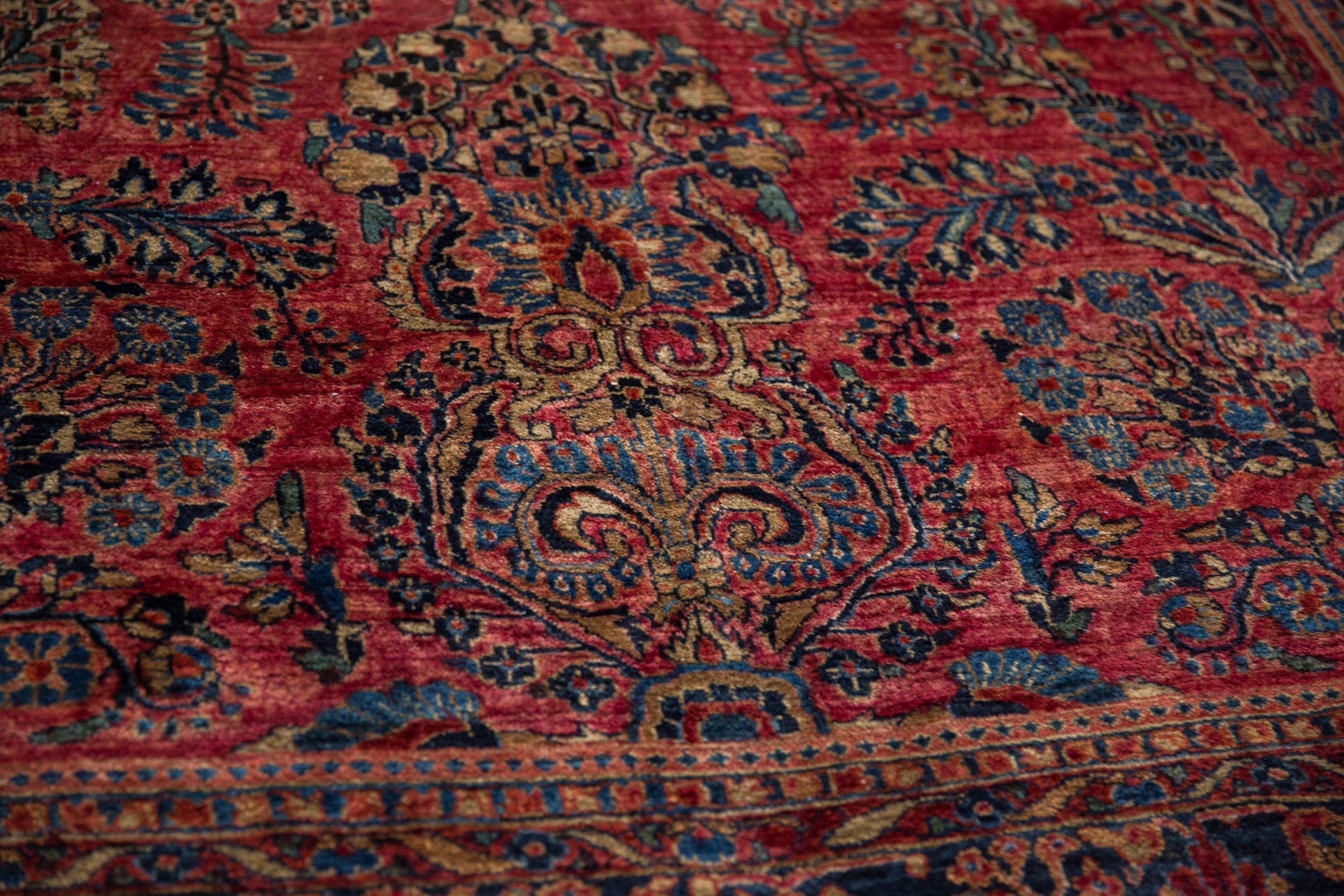 7x10 Antique American Sarouk Carpet by Old New House® - product image 8 for Resin Society