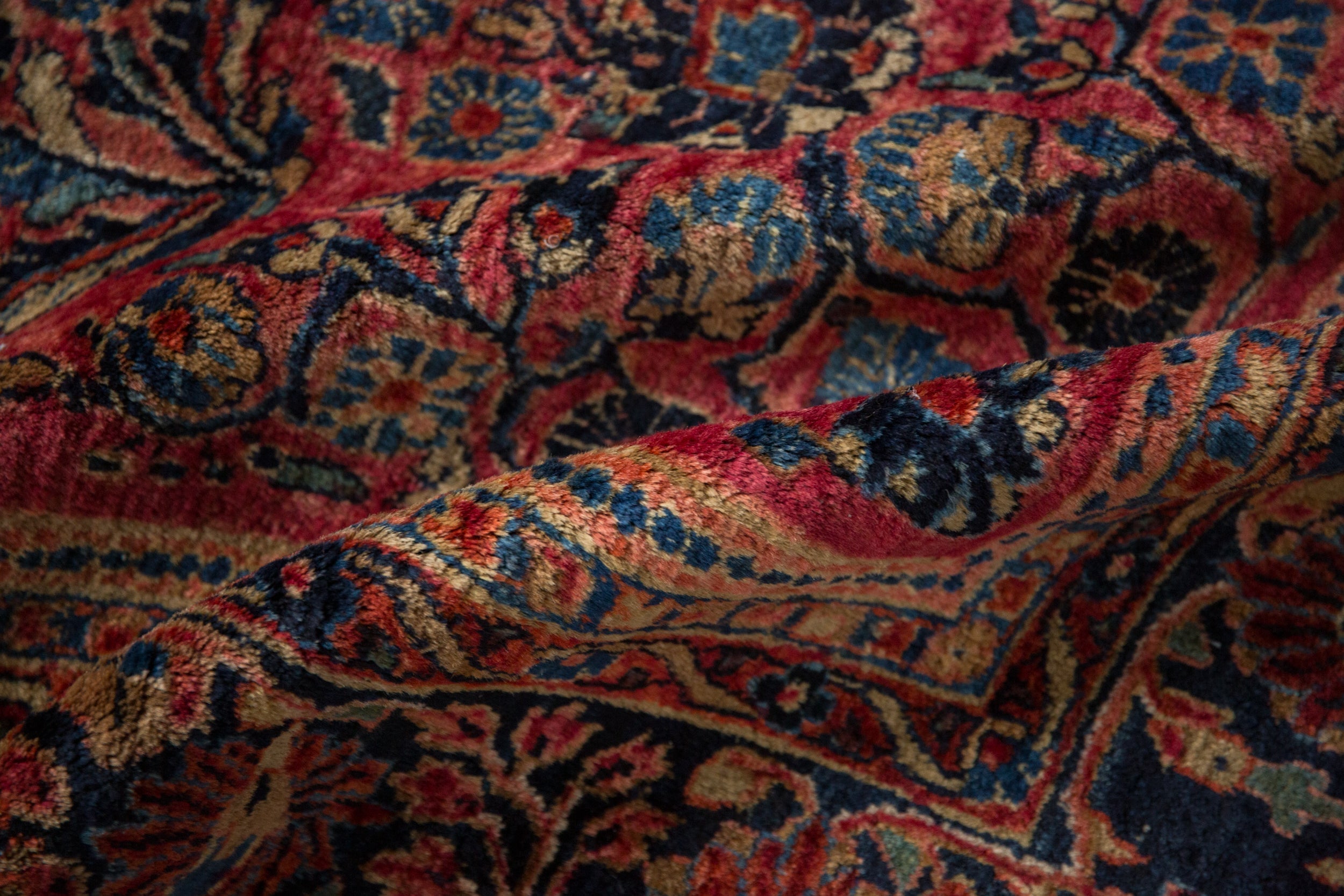 7x10 Antique American Sarouk Carpet by Old New House® - product image 10 for Resin Society