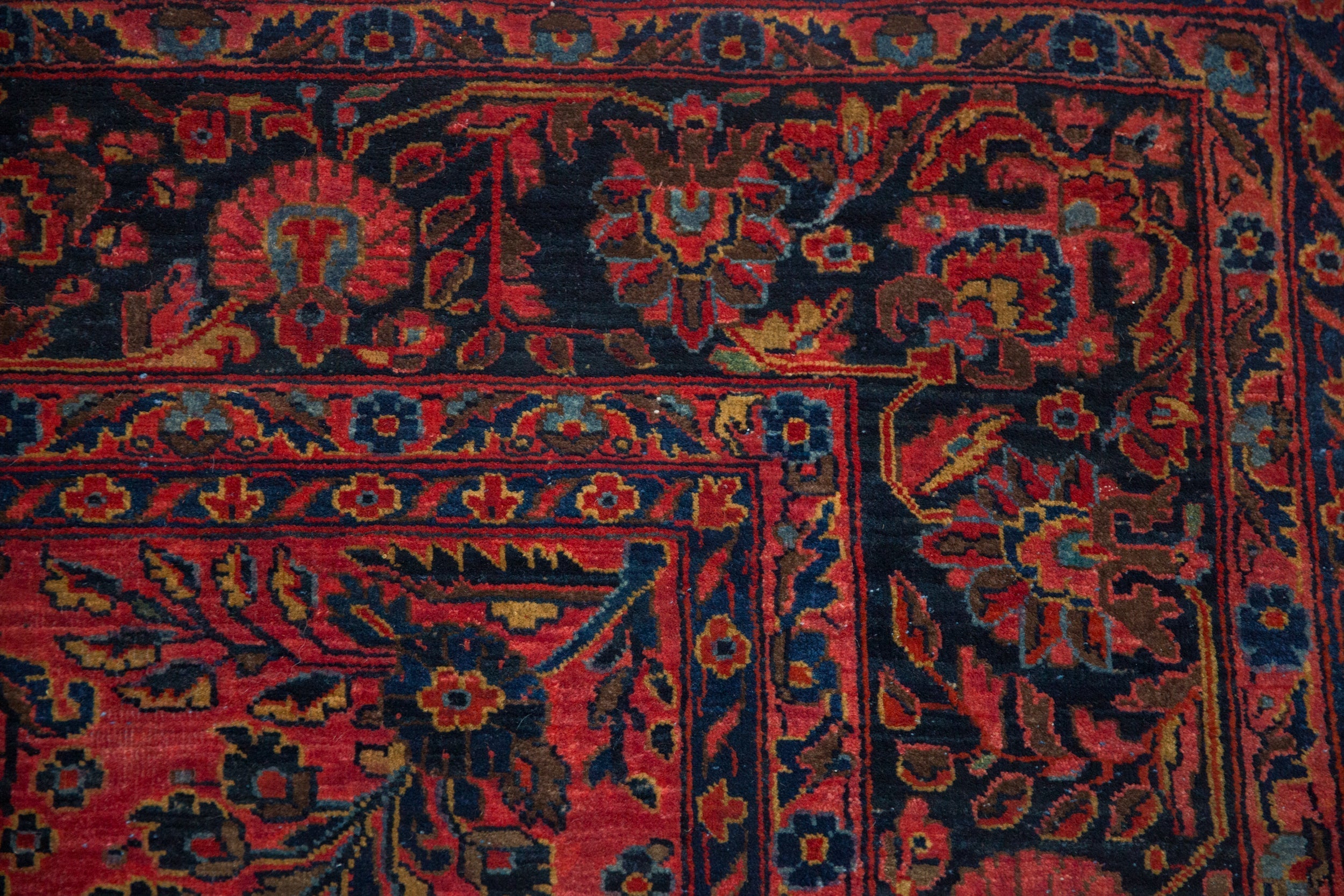 6.5x8.5 Antique Sarouk Carpet by Old New House® - product image 3 for Resin Society