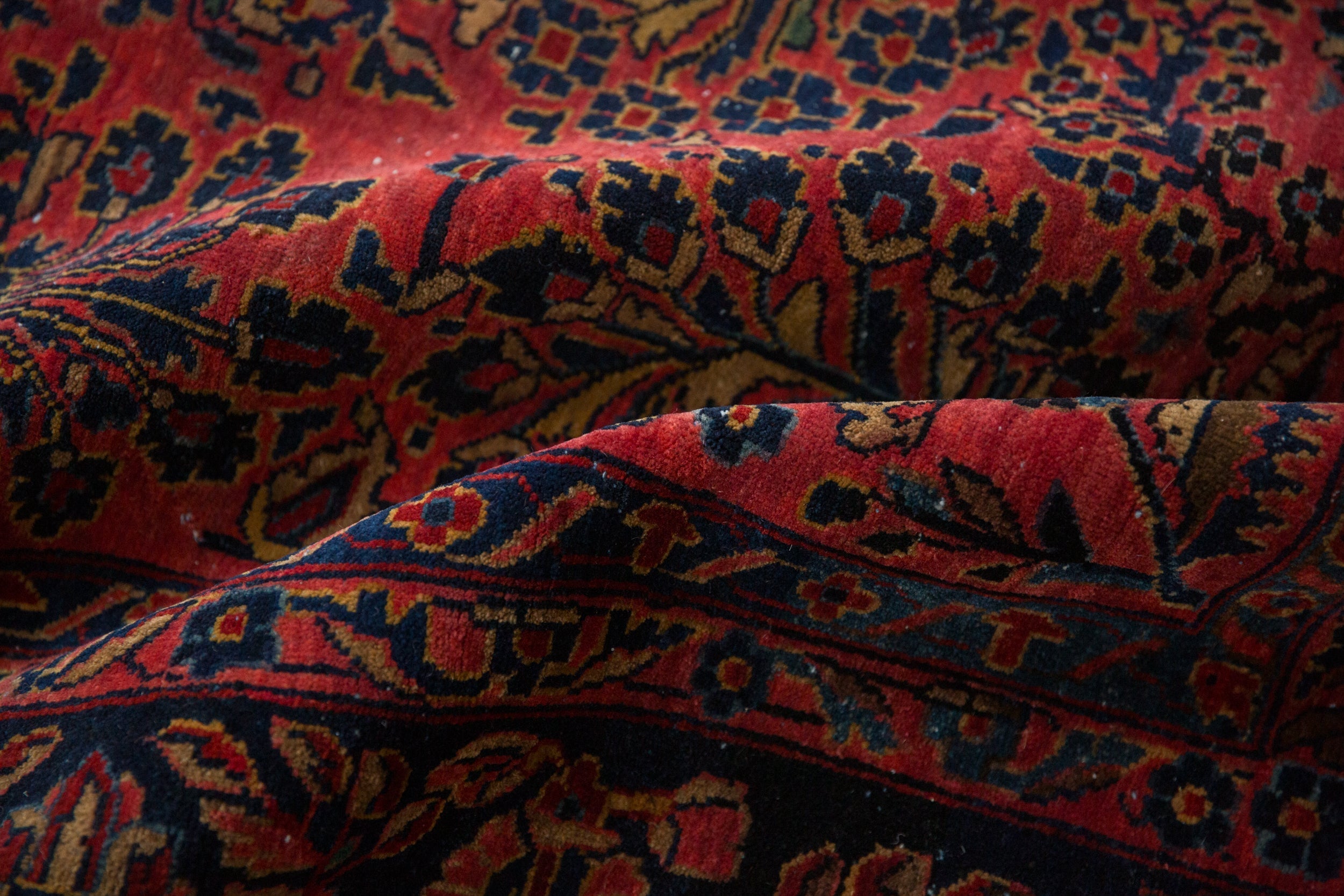 6.5x8.5 Antique Sarouk Carpet by Old New House® - product image 11 for Resin Society