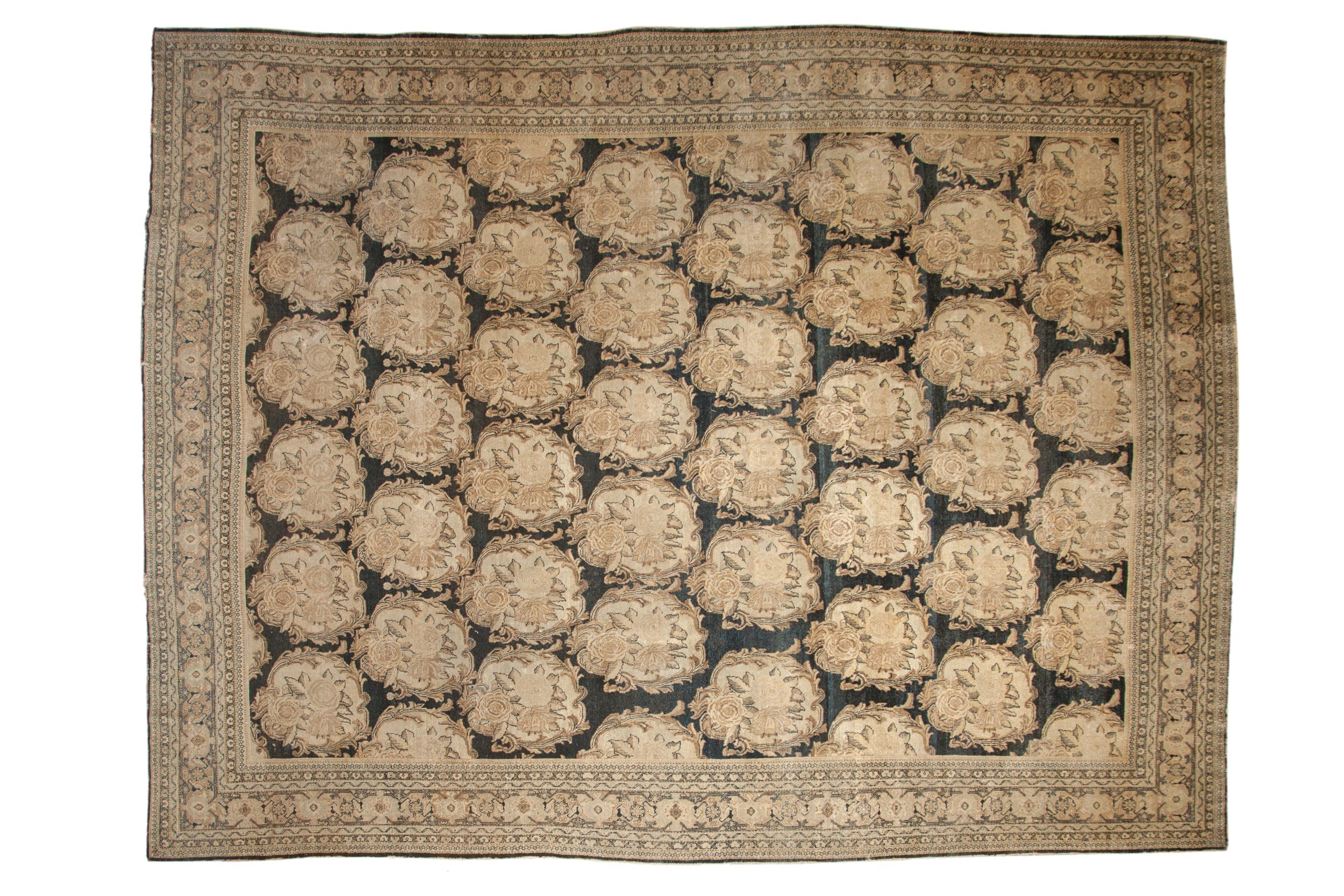 RESERVED 10x13 Antique Distressed Tabriz Carpet