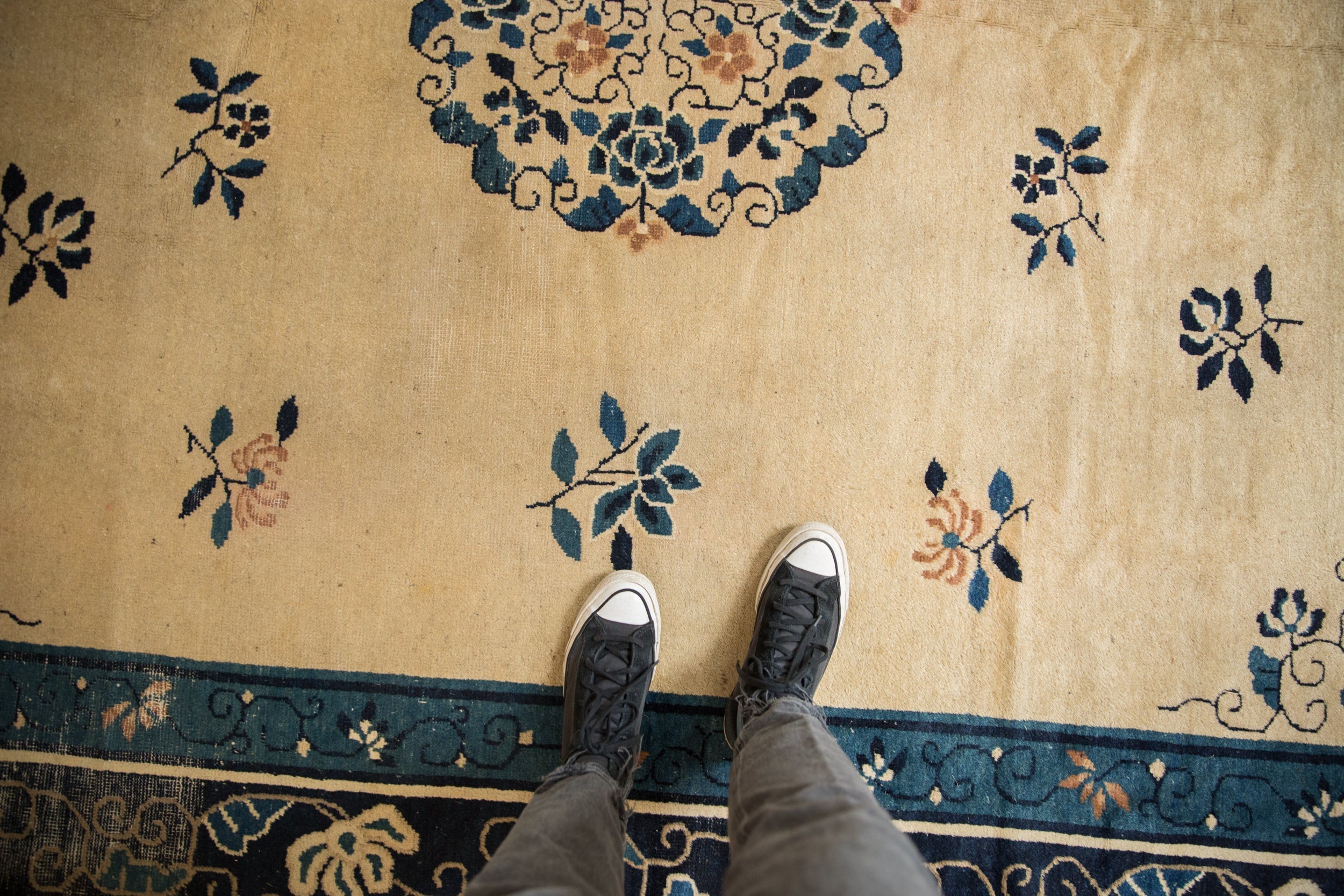 8x10 Antique Peking Carpet by Old New House® - product image 2 for Resin Society