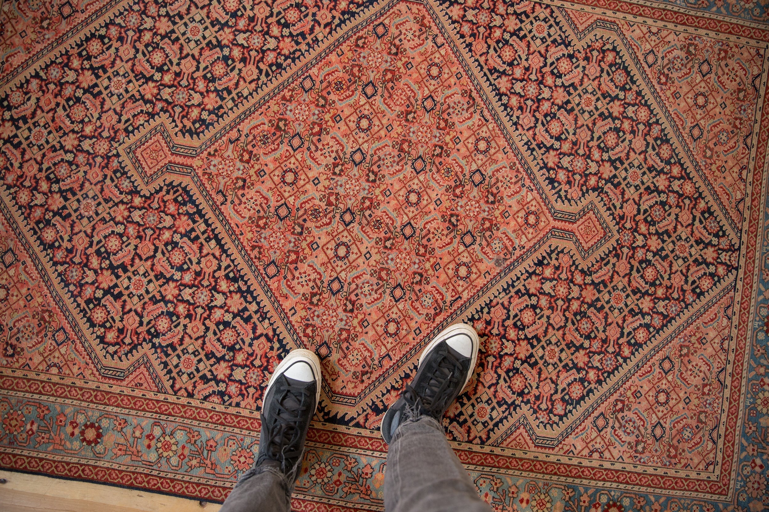 4x6.5 Antique Fine Malayer Rug by Old New House® - product image 2 for Resin Society