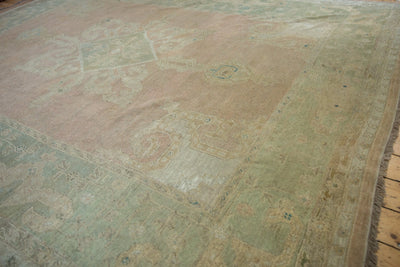 9x11.5 Vintage Distressed Oushak Carpet by Old New House® - product image 6 for Resin Society