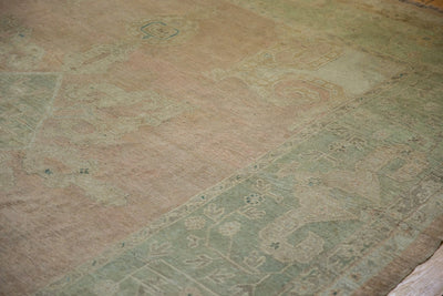 9x11.5 Vintage Distressed Oushak Carpet by Old New House® - product image 14 for Resin Society