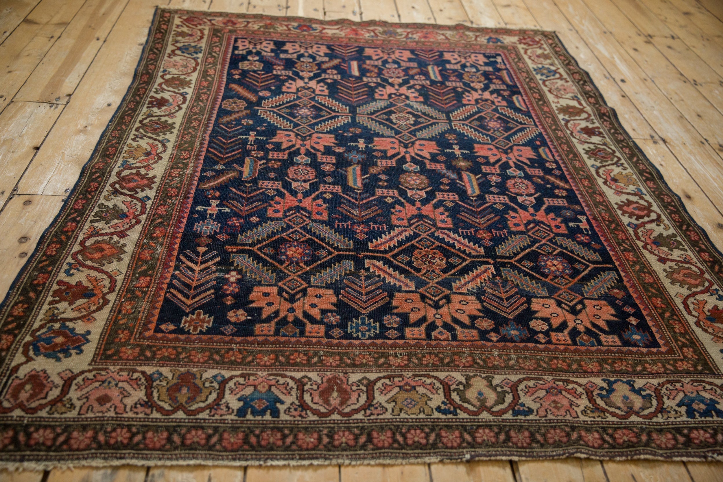 5x6 Antique Malayer Square Rug by Old New House® - product image 8 for Resin Society