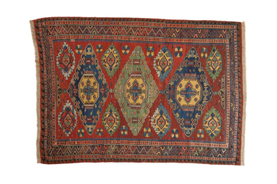 4.5x6.5 Antique Caucasian Soumac Rug by Old New House® - main product image for Resin Society