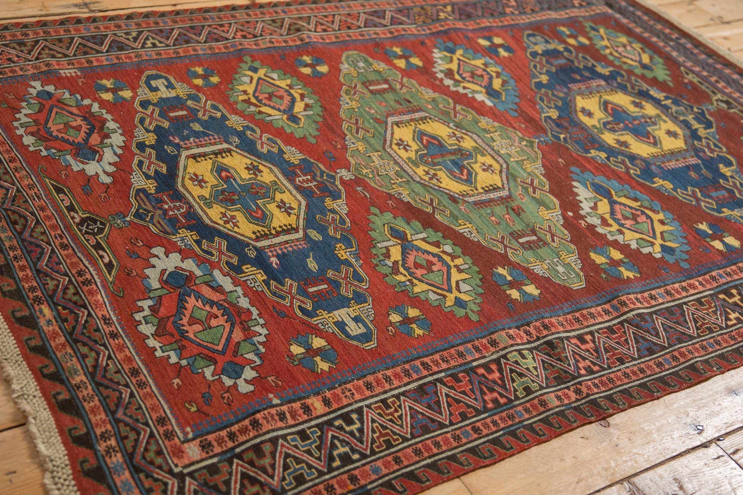 4.5x6.5 Antique Caucasian Soumac Rug by Old New House® - product image 10 for Resin Society