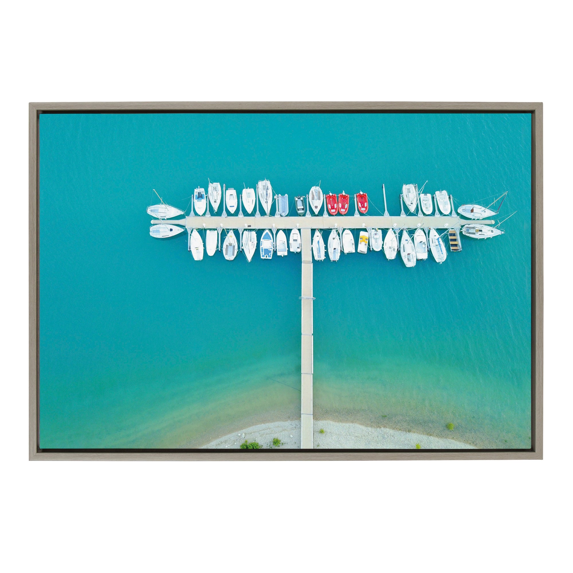 Sylvie Gorges du Verdon 2 Framed Canvas by Rachel Bolgov by kateandlaurel - product image 9 for Resin Society