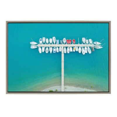 Sylvie Gorges du Verdon 2 Framed Canvas by Rachel Bolgov by kateandlaurel - product image 9 for Resin Society