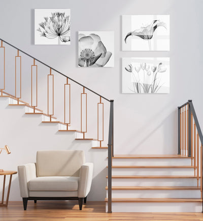Lily X Ray Floral Floating Acrylic Art by The Creative Bunch Studio by kateandlaurel - product image 8 for Resin Society