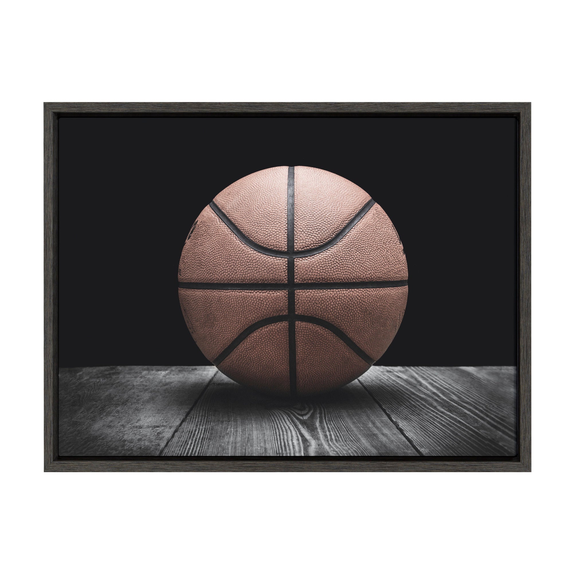 Sylvie Vintage Basketball Framed Canvas by kateandlaurel - product image 9 for Resin Society
