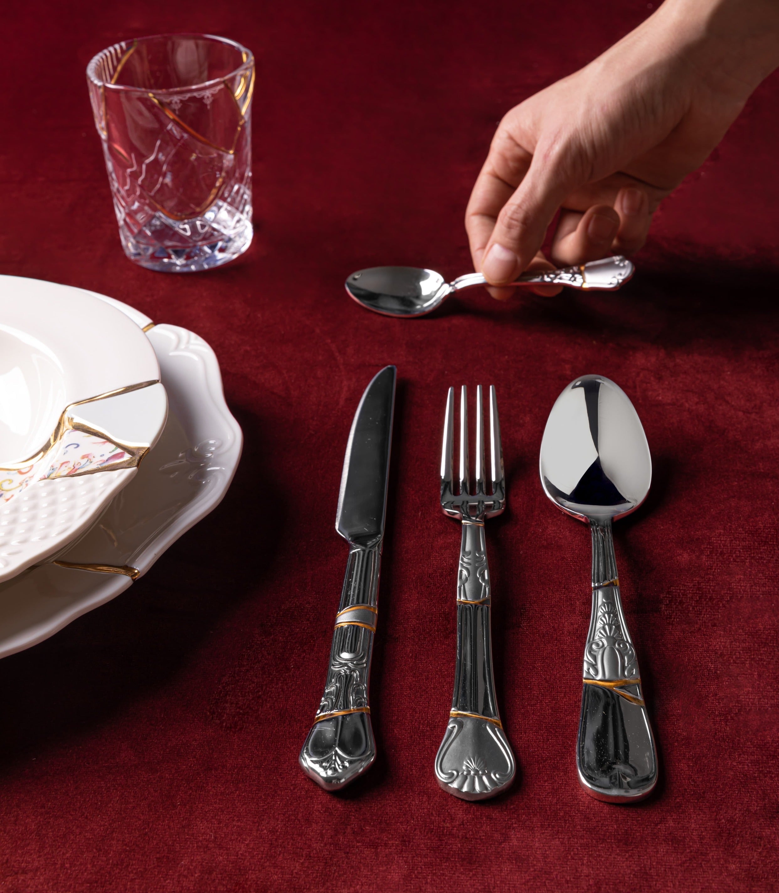 Kintsugi Cutlery detail image - Resin Society