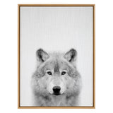 Sylvie Wolf Framed Canvas by Simon Te Tai by kateandlaurel - product image 8 for Resin Society