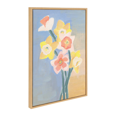 Sylvie April Morning Framed Canvas by kateandlaurel - product image 2 for Resin Society
