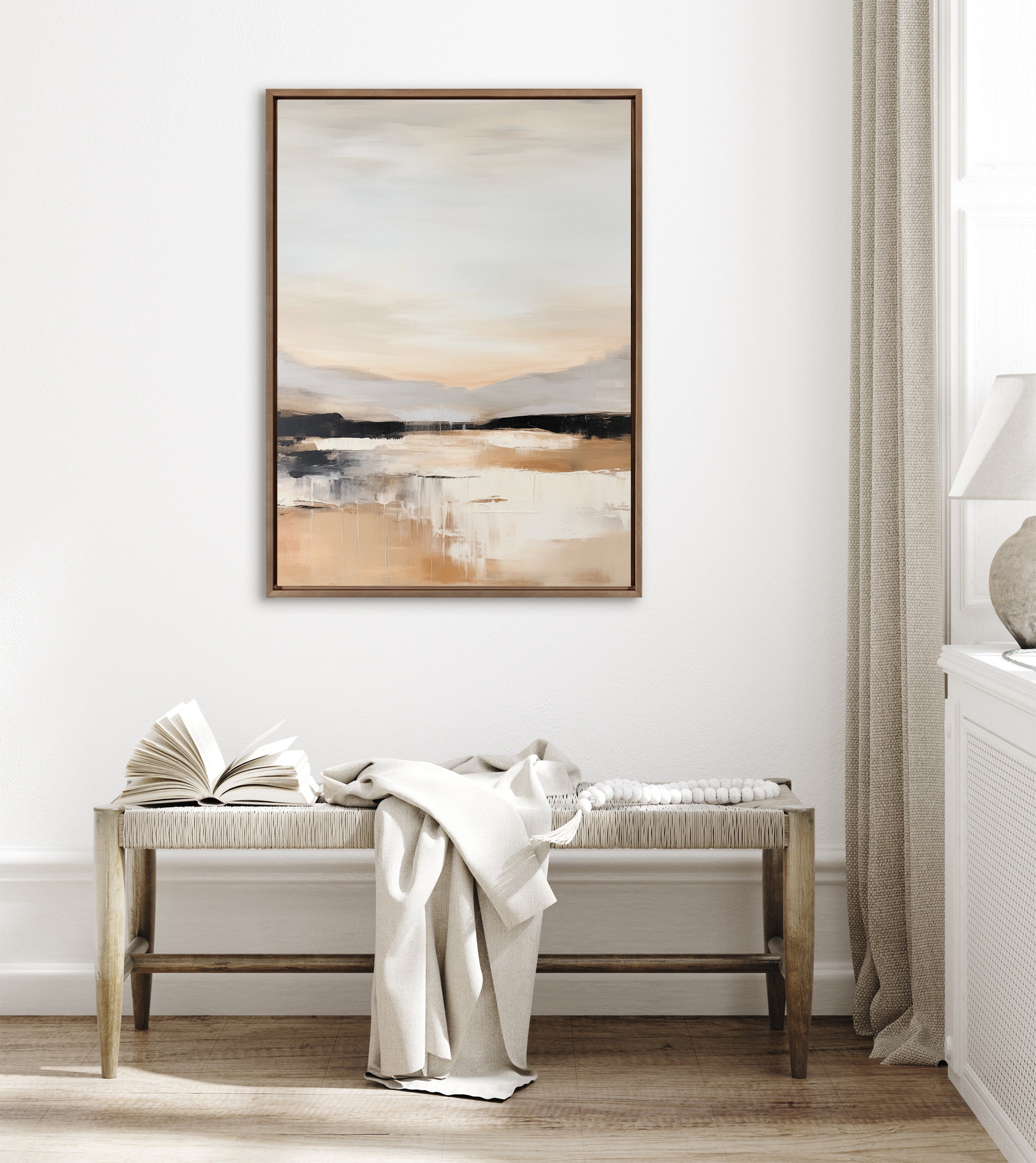 Sylvie Peaceful Landscape III Framed Canvas by Amy Lighthall