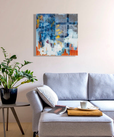 Summer Sky Floating Acrylic Art by kateandlaurel - product image 6 for Resin Society