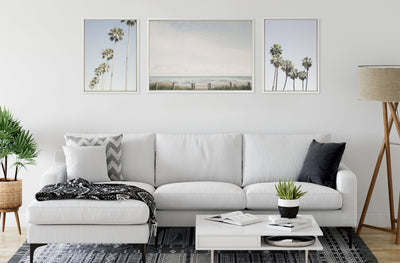 Sylvie Pale Sky Framed Canvas by Emiko and Mark Franzen of F2Images