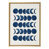 Sylvie Moon Phases Framed Canvas by kateandlaurel - product image 16 for Resin Society
