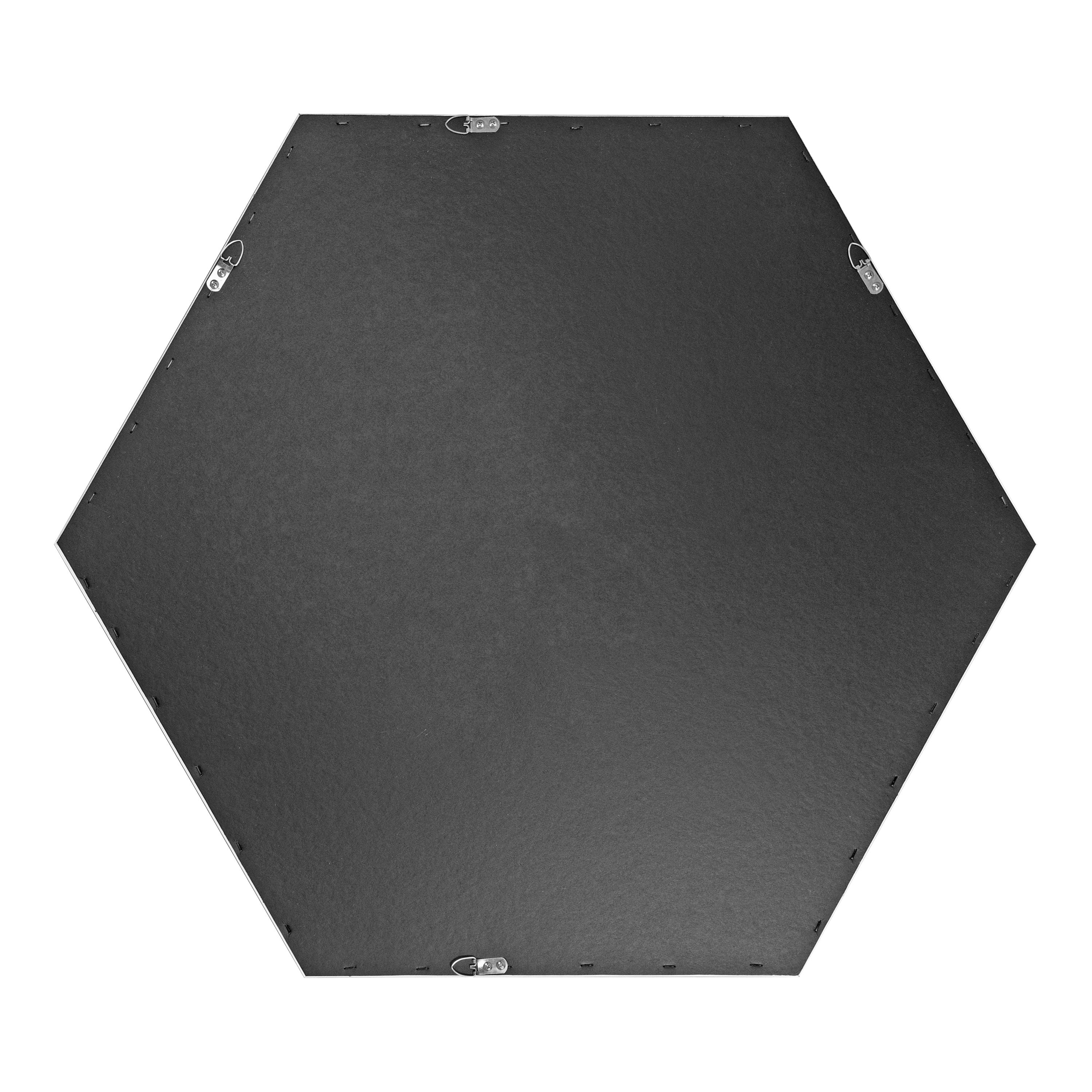 Rhodes Framed Hexagon Wall Mirror by kateandlaurel - product image 8 for Resin Society