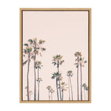 Sylvie Pink Palm Tree Paradise Framed Canvas by kateandlaurel - product image 9 for Resin Society