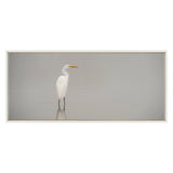 Sylvie Great White Egret Framed Canvas by kateandlaurel - product image 14 for Resin Society