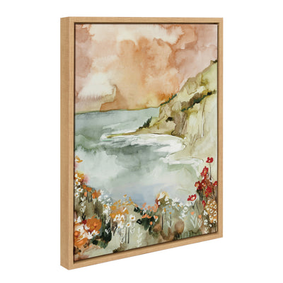 Sylvie Landscape 04 Framed Canvas by Annie Quigley