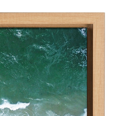 Sylvie La Jolla Curves Framed Canvas by Rachel Bolgov by kateandlaurel - product image 10 for Resin Society