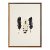 Sylvie Just Three Feathers Framed Canvas by kateandlaurel - product image 10 for Resin Society