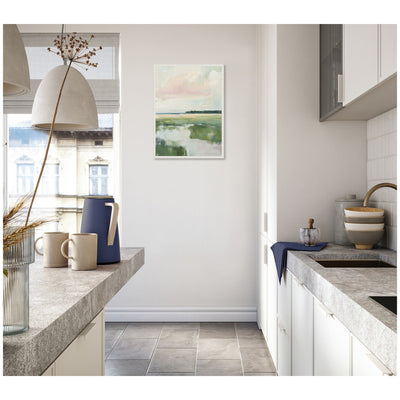 Sylvie Pastel Horizon I Framed Canvas by Amy Lighthall