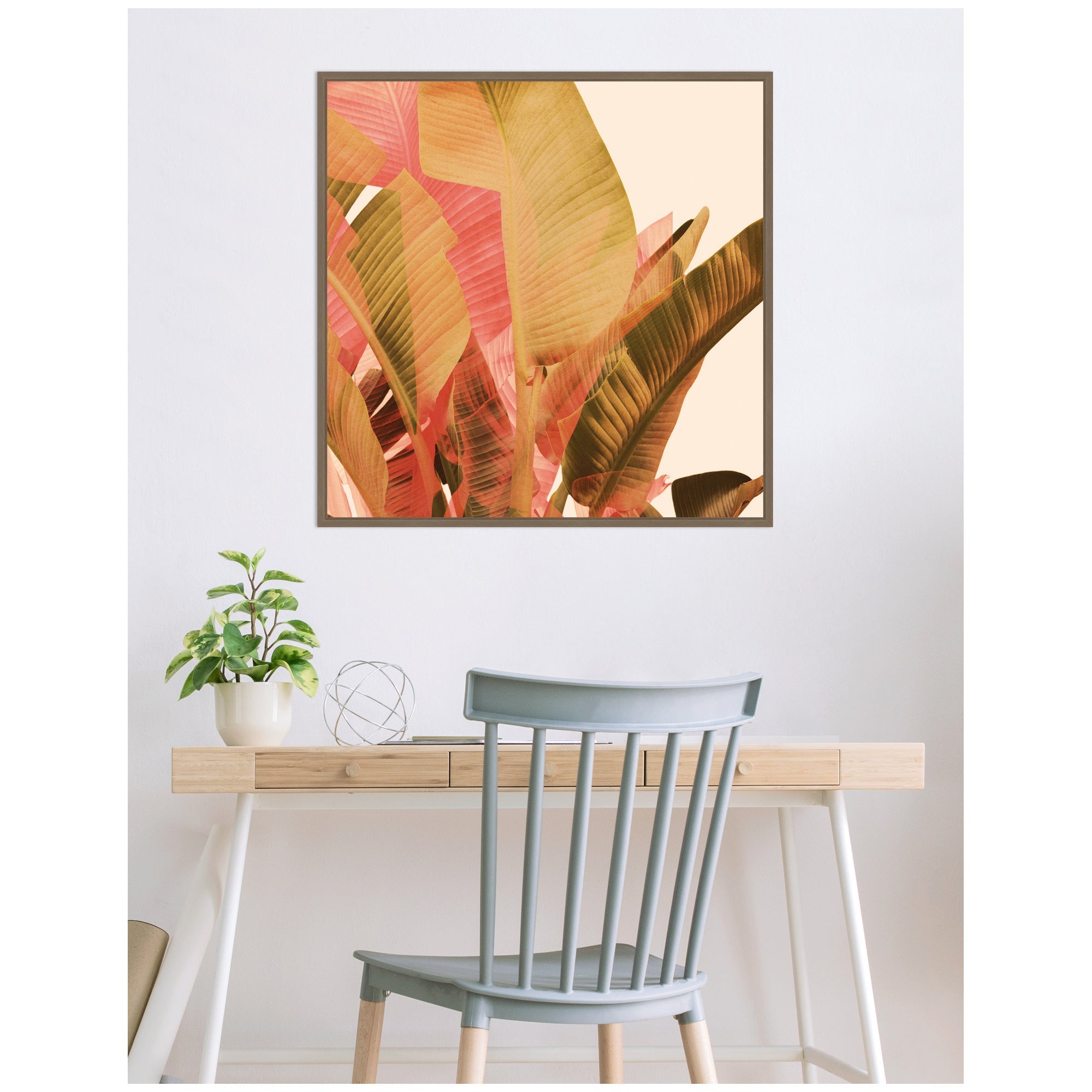 Summer Layers No.
1 by Alicia Bock Framed Canvas Wall Art Print