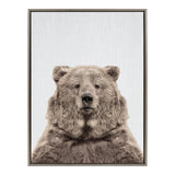 Sylvie Bear European Color Framed Canvas by kateandlaurel - product image 2 for Resin Society