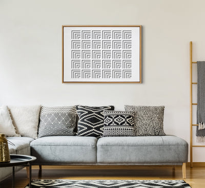 Sylvie Corners Framed Canvas by kateandlaurel - product image 8 for Resin Society