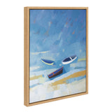 Sylvie Golden Dunes Framed Canvas by kateandlaurel - main product image for Resin Society