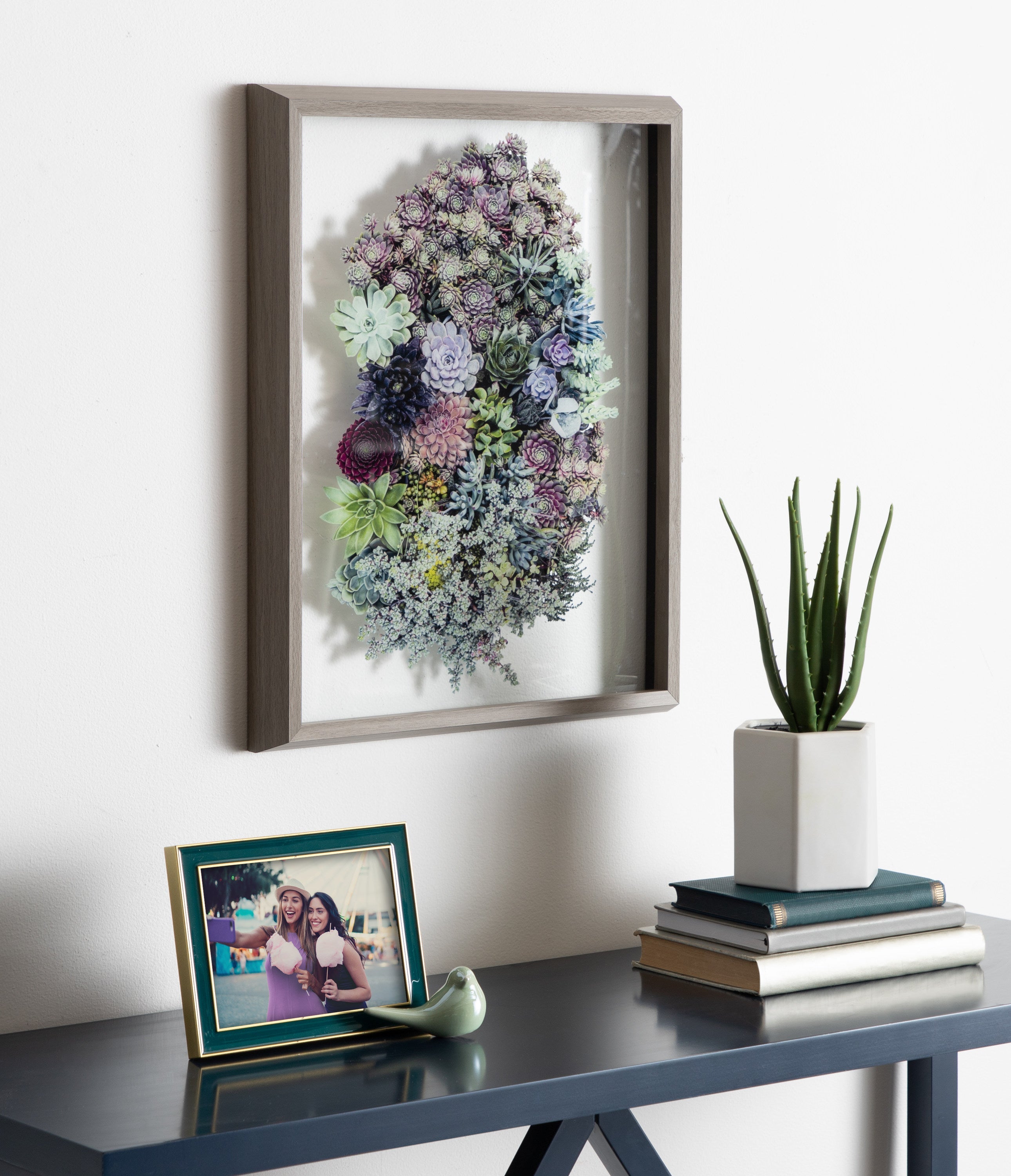 Blake Colony 1 Framed Printed Glass by kateandlaurel - product image 5 for Resin Society