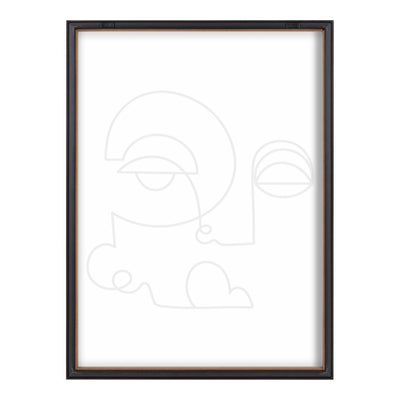 Blake Inner Battle Framed Printed Glass by Shatha Al Dafai