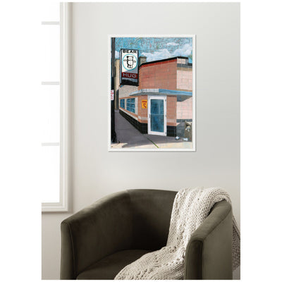 Bear Hug by Krista V.
Allenstein Framed Canvas Wall Art Print