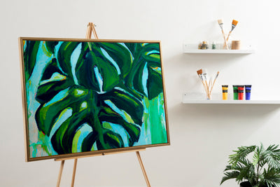 Sylvie Blank Framed Canvas 28x38 by kateandlaurel