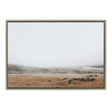 Sylvie Fogged Landscape Framed Canvas by Alicia Abla by kateandlaurel - main product image for Resin Society