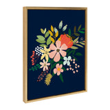 Sylvie Floralis C Framed Canvas
