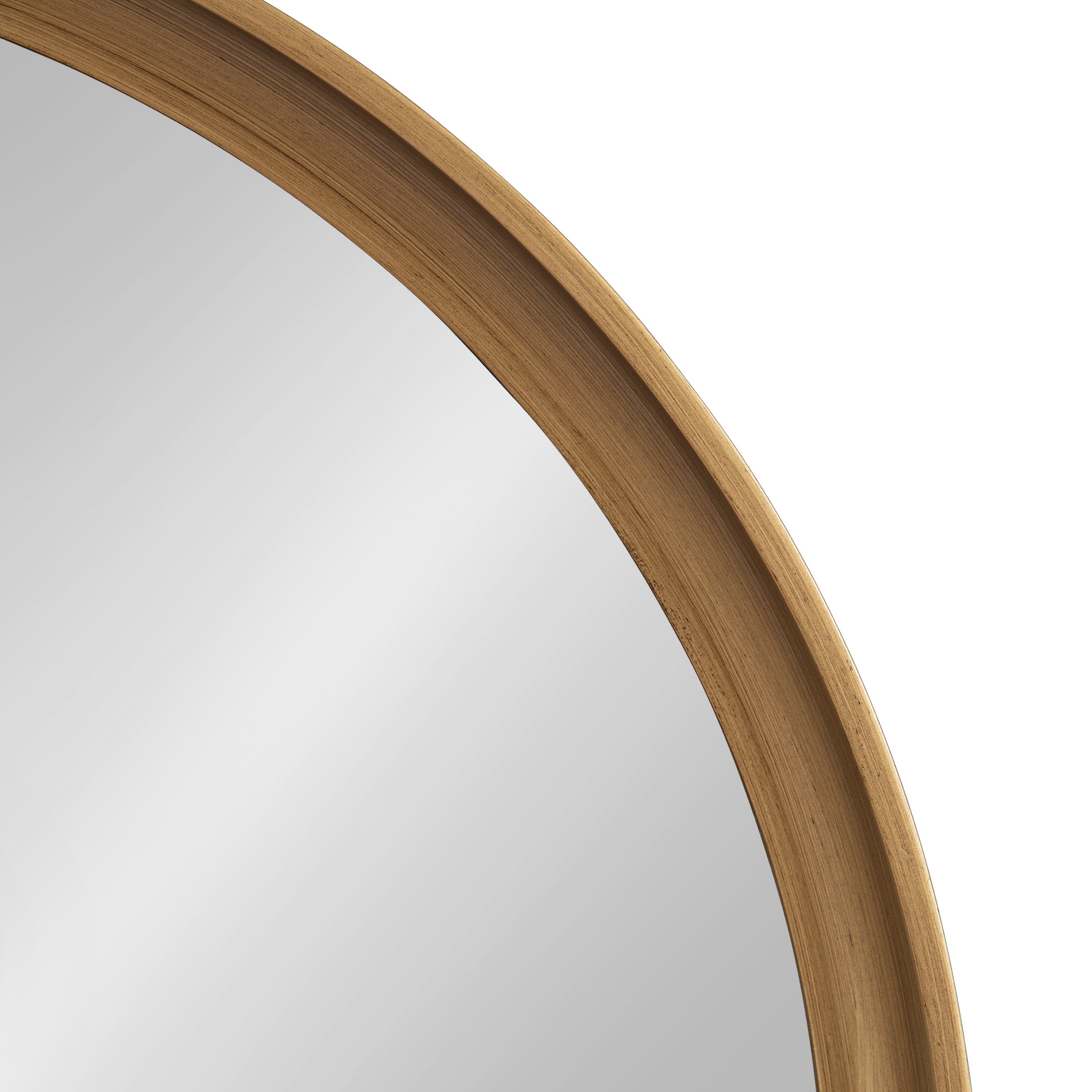 Hatherleigh Round Wood Wall Mirror