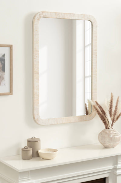 Rahfy Rectangle Framed Wall Mirror